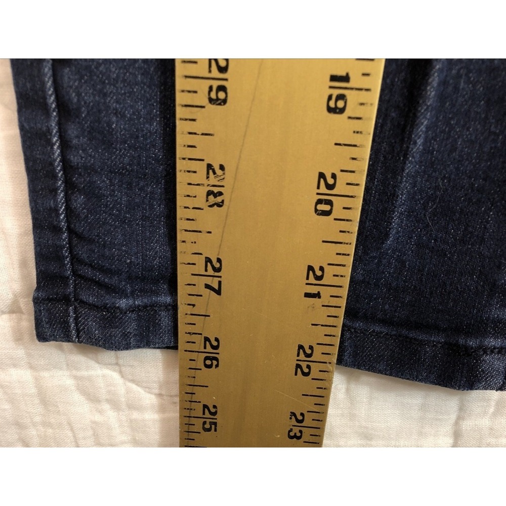 Ann Taylor Loft Jeans Women's Size 27/4 Denim Dark Blue Modern Crop Low Rise - Picture 12 of 13